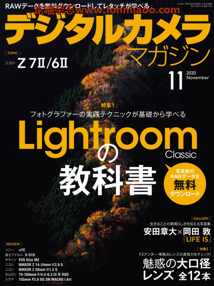 [日本版]デジタルカメラ Digital Camera 影像视觉摄影杂志 2020年11月刊